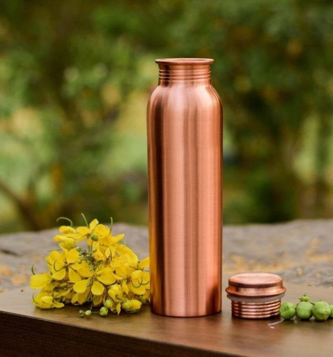 Pure Copper Water Bottle – 100% Leak-Proof, Ayurvedic Health Benefits